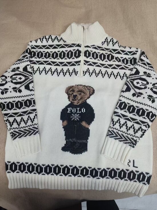 Polo Ralph Lauren Sweaters - Polo Ralph Lauren Polo Bear Quarter Zip Sweater